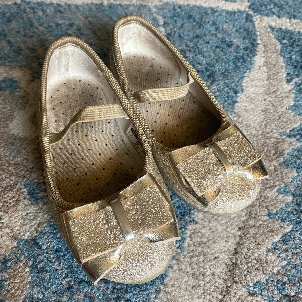 Gold Sparkle Mary Jane
